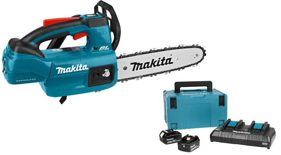 Tron Onneuse * | Makita Tronconneuse Sans Fil Duc254Pte Lxt 18 V Tophandle Tronconneuse 25 Cm (19,5 ) Fournie Avec Un Kit De Demarrage 197629-2