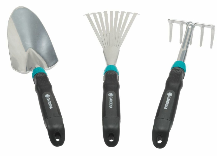 Outils Main * | Gardena Kit 3 Minis Outils De Jardinage