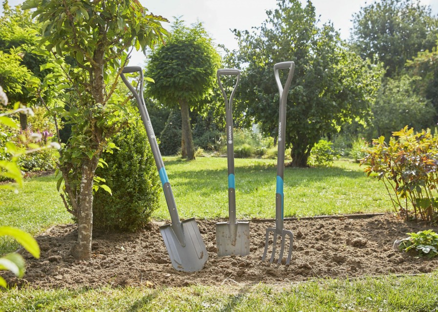 Outils Main * | Gardena Rateau 17002-20 Natureline Spitfork Manche En D