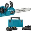 Tron Onneuse * | Makita Tronconneuse Sans Fil Duc355Pt4J Lxt 2 18 V Accu Tronconneuse 35 Cm Livree Avec Kit De Demarrage 197626-8