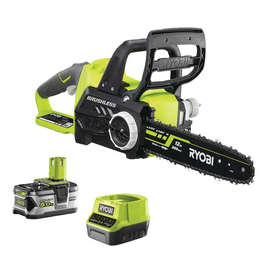 Tron Onneuse * | Ryobi Tronconneuse Sans Fil 5133003830 Rcs18X3050F Tronconneuse 30 Cm One+ 18 Volt 5.0 Ah Li-Ion