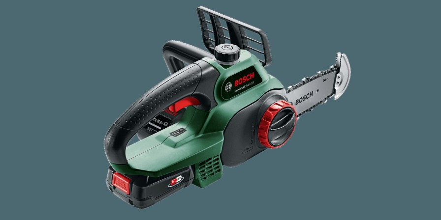 Tron Onneuse * | Bosch Jardin Tronconneuse Sans Fil 06008B8000 Scie A Chaine A Batterie Universalchain 18 18V 2.5Ah Li-Ion