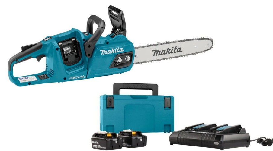 Tron Onneuse * | Makita Tronconneuse Sans Fil Duc355Pt2J Lxt 2 18 V Accu Tronconneuse 35 Cm Livree Avec Kit De Demarrage 197629-2